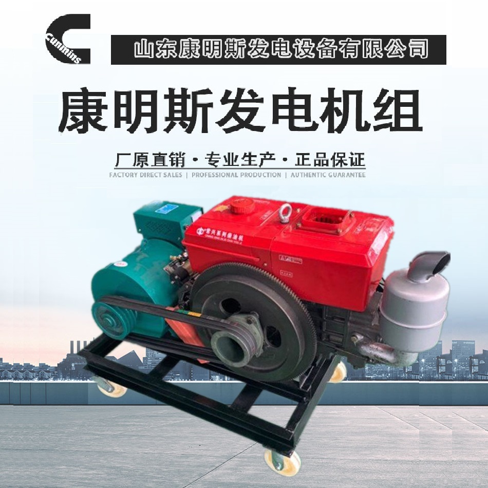 单缸发电机生产厂家 山东康明斯 10KW单缸柴油发电机组