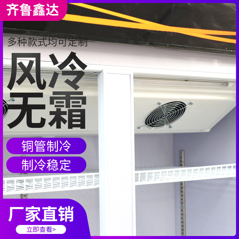 双门啤酒展示柜 商用饮料柜 加工定制啤酒柜