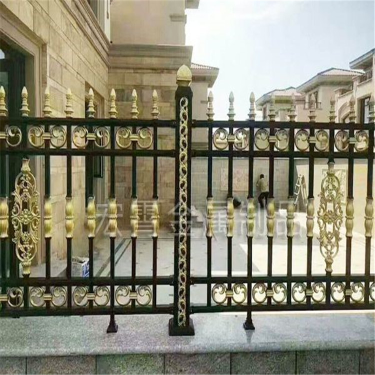 铝合金护栏_铝艺护栏_别墅园林防护栏_庭院围栏_不生锈围栏定制