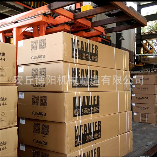 山东白酒纸箱装车 箱装啤酒智能码垛装车 烟草箱全自动装卸车机