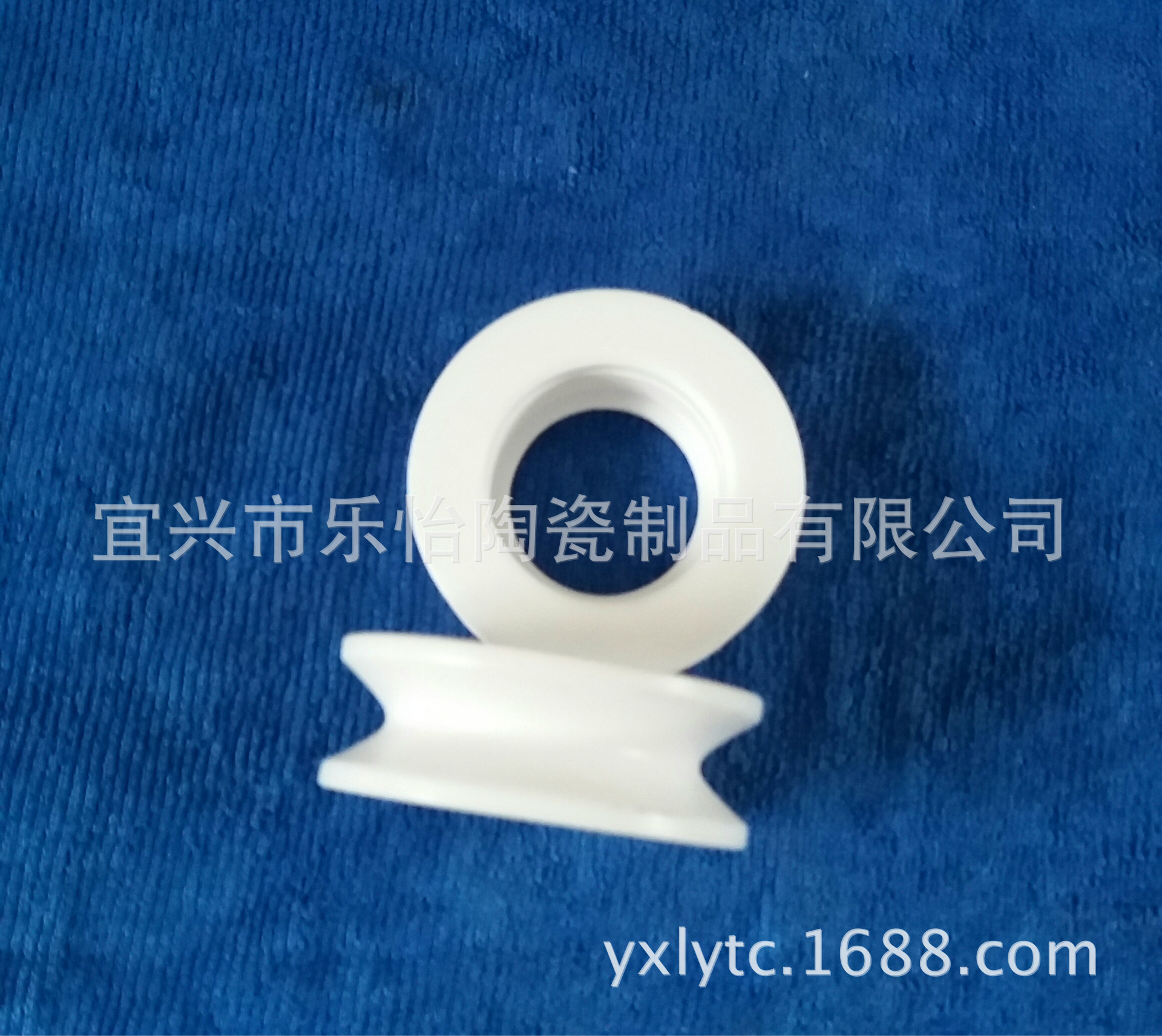 供应纺织电子9599陶瓷眼结构件 批发高频异型精密氧化铝陶瓷配件