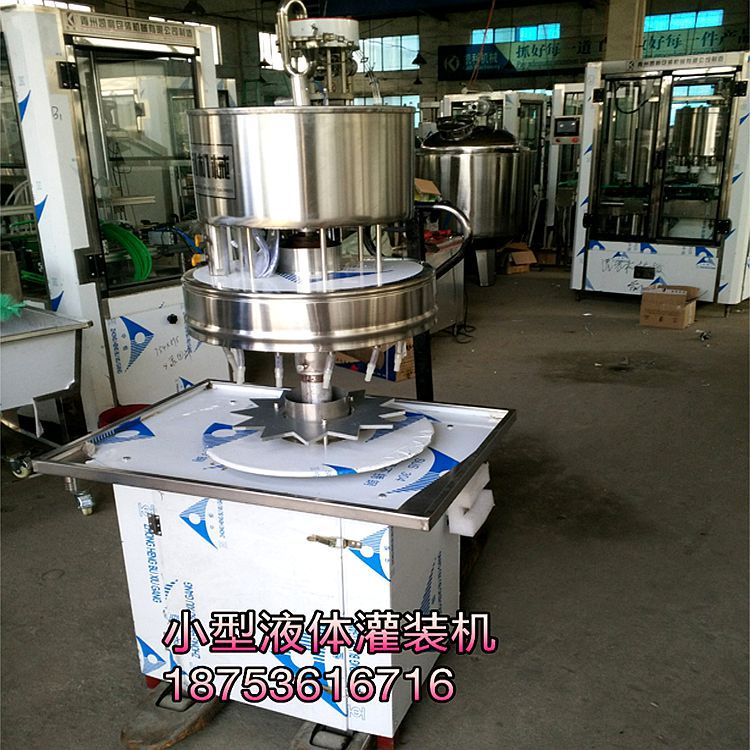 液体灌装机厂家直供供应  12头半自动小型液体灌装机 小型灌装机