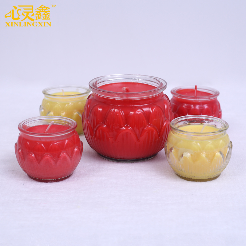 厂家供应三天佛缽酥油灯 无烟环保佛字植物酥油蜡烛用品