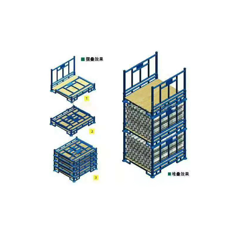 汕头厂家定制仓库堆垛架 重型巧固架 折叠式仓储布料架冷库存放架
