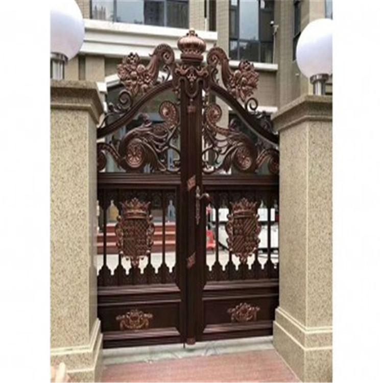 定制铝艺大门厂家_铸铝大门价格