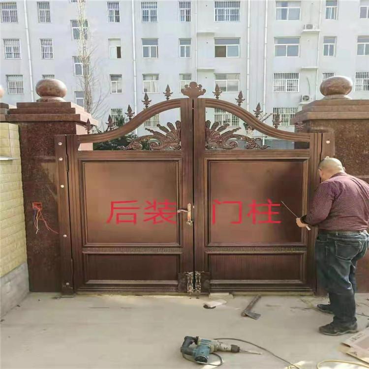 现货供应铝艺大门_防盗庭院大门价格