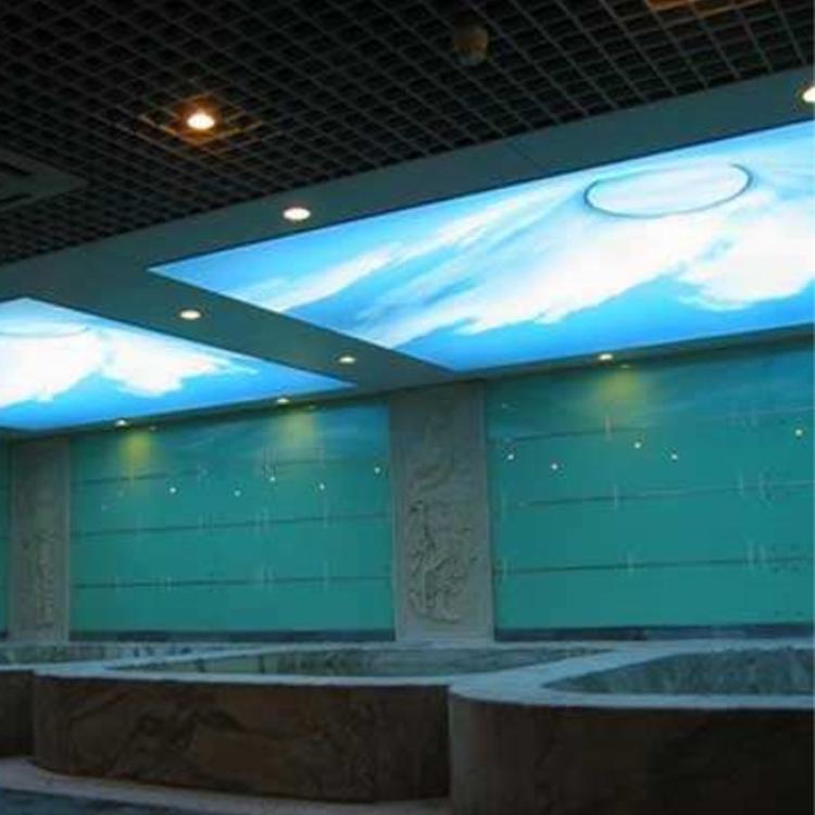 游泳馆浴池吊顶 天津洗浴软膜天花吊顶
