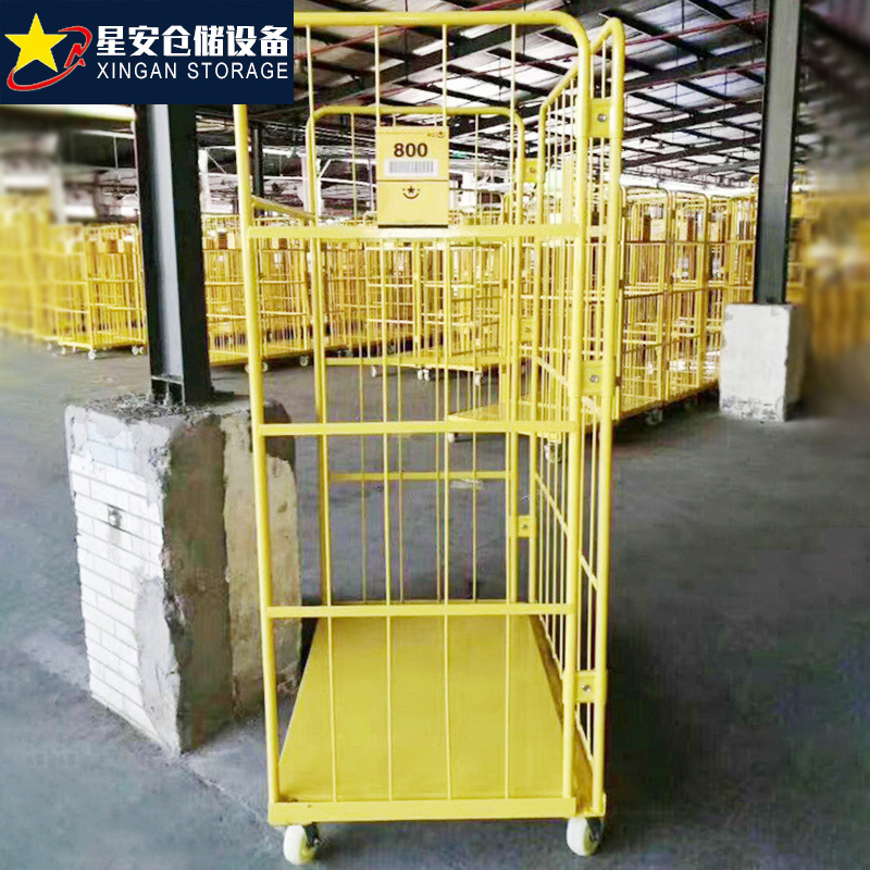 广州厂家非标定制仓储货架 加工货架配件折叠台车