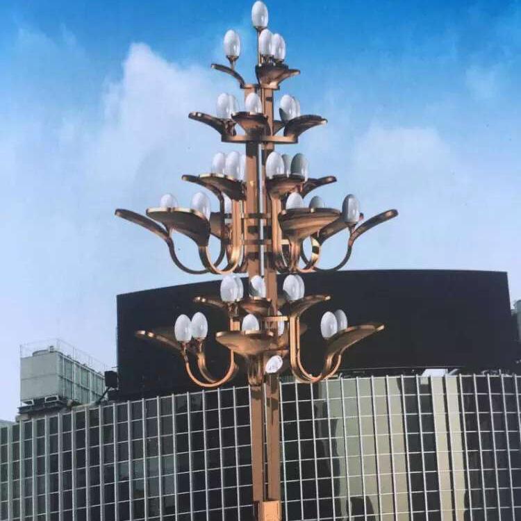 智慧路灯种类齐全  高杆灯工程