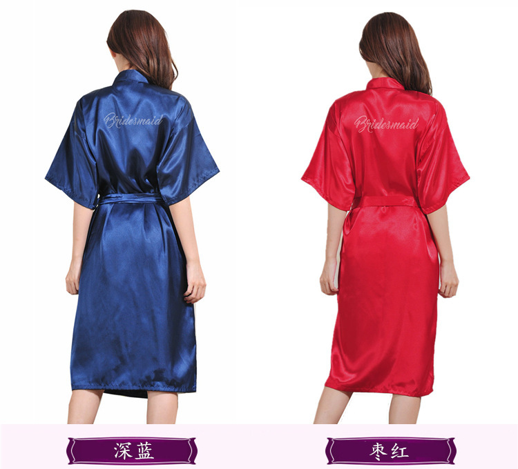 仿真丝和服袍定做 阳江和服袍 临海瑜洁