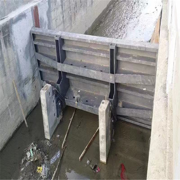 安乡水电站的自动翻板闸门 合页坝液压升降坝 售后完善厂家【瑞鑫