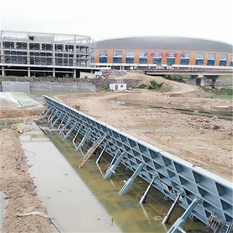 连云港电动铸铁闸门双向受压 液压合页坝 价格【瑞鑫水工】