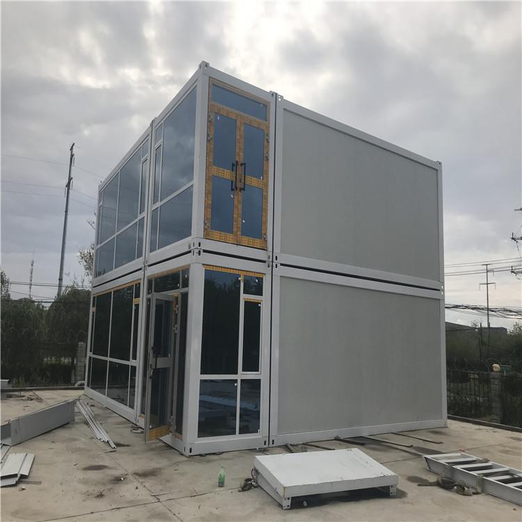 新疆住人集装箱房 拼装式箱房 活动房屋彩钢房