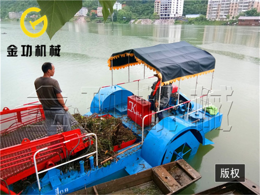 收割船景区 全自动水下割草船 人工湖清污