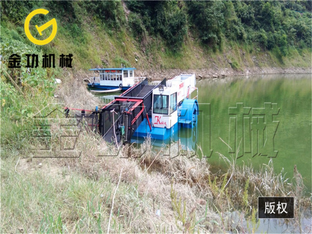 人工湖保洁船 保洁船货源 液压驱动保洁船