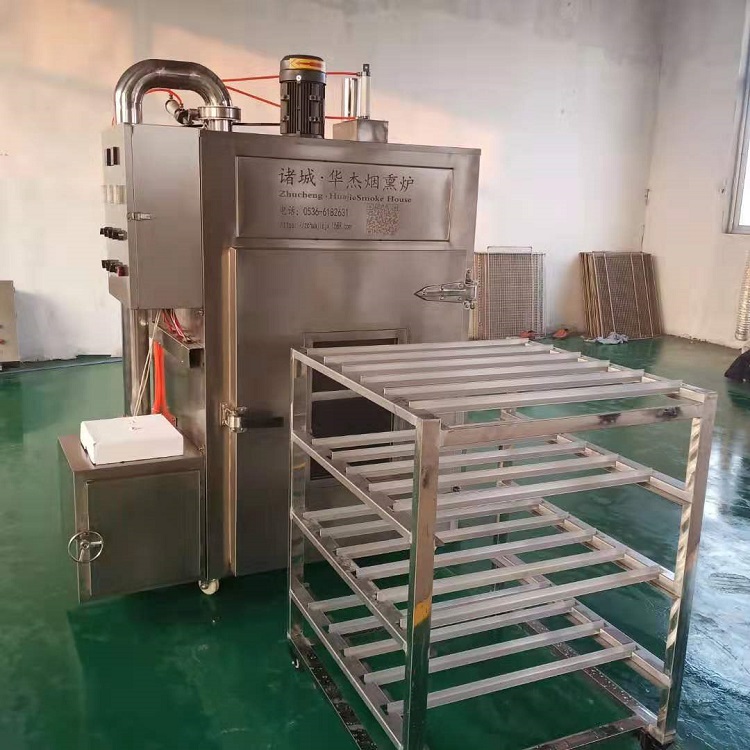 小型不锈钢烤炉  全自动腊肉烟熏炉   外置发烟豆干烟熏炉  电加热型烟熏炉