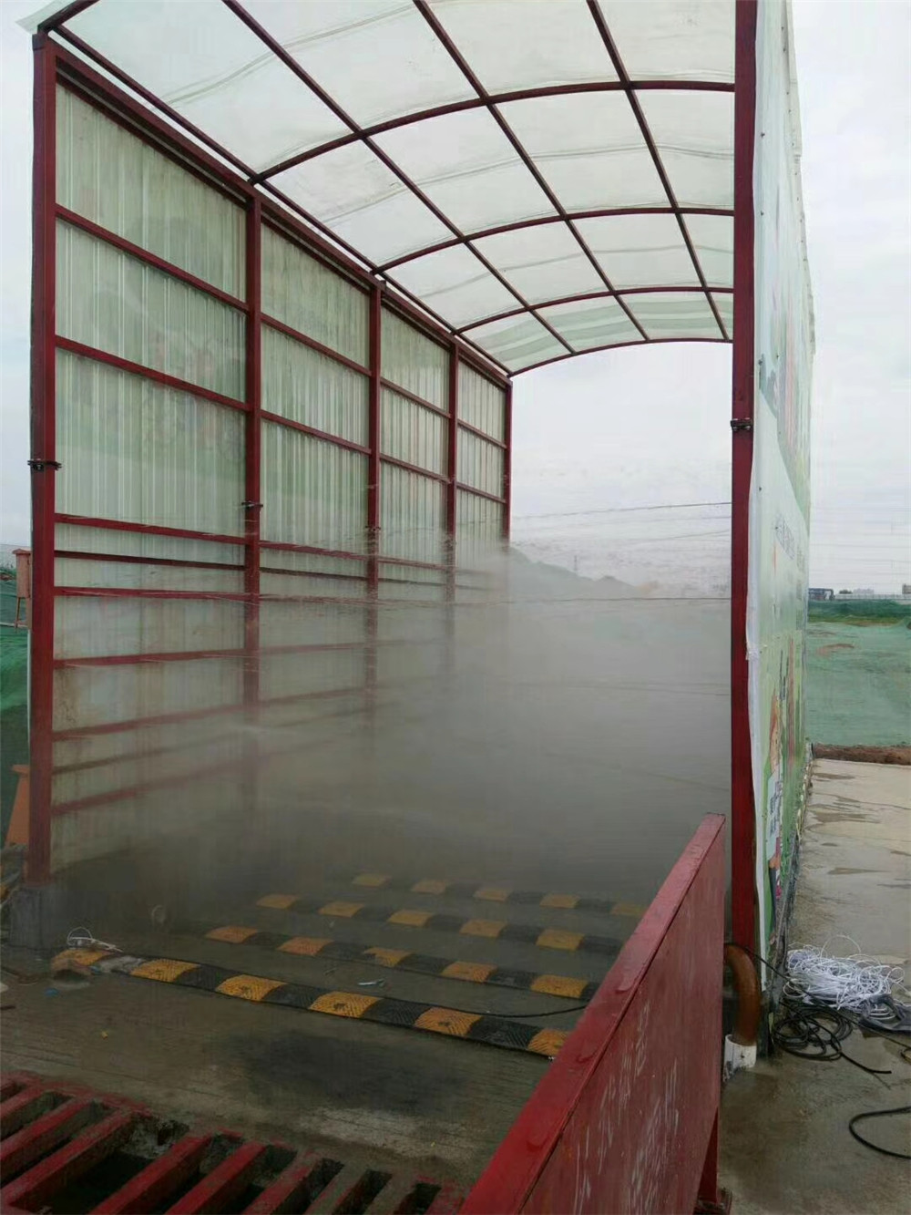 建筑工地车辆洗车棚价格
