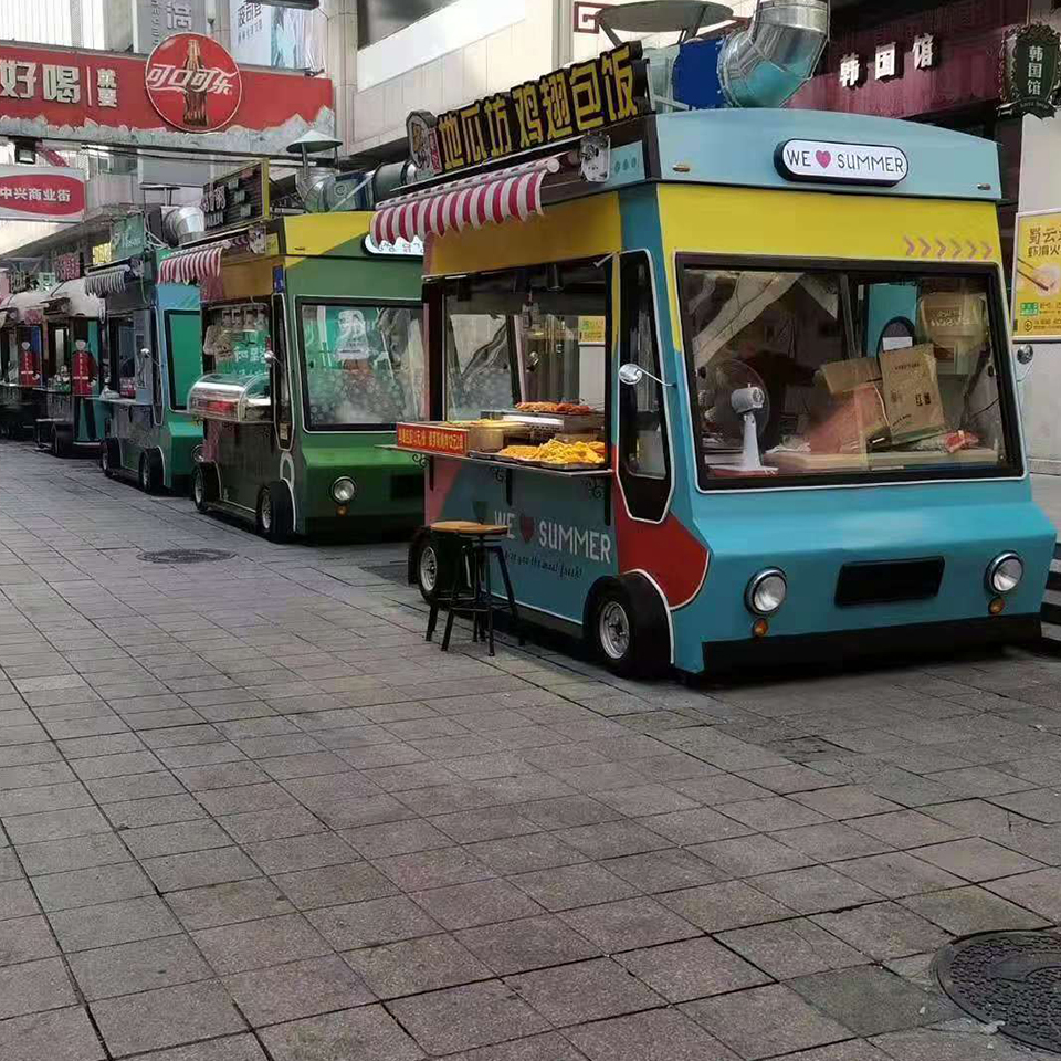电动美食车厂家 厂家定制电动美食车 山东电动美食车