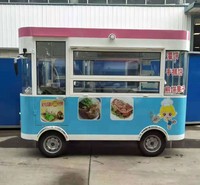 顺发店车 早餐车 美食车 多功能早餐车 四轮电动餐车 旅游景区专用餐车