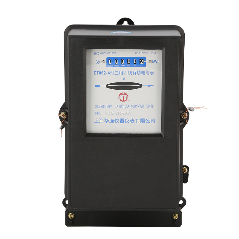 支持定制福建三相四线DT862机械电能表 380V互感器式工业有功转盘电表现货秒发 数十年专业生产