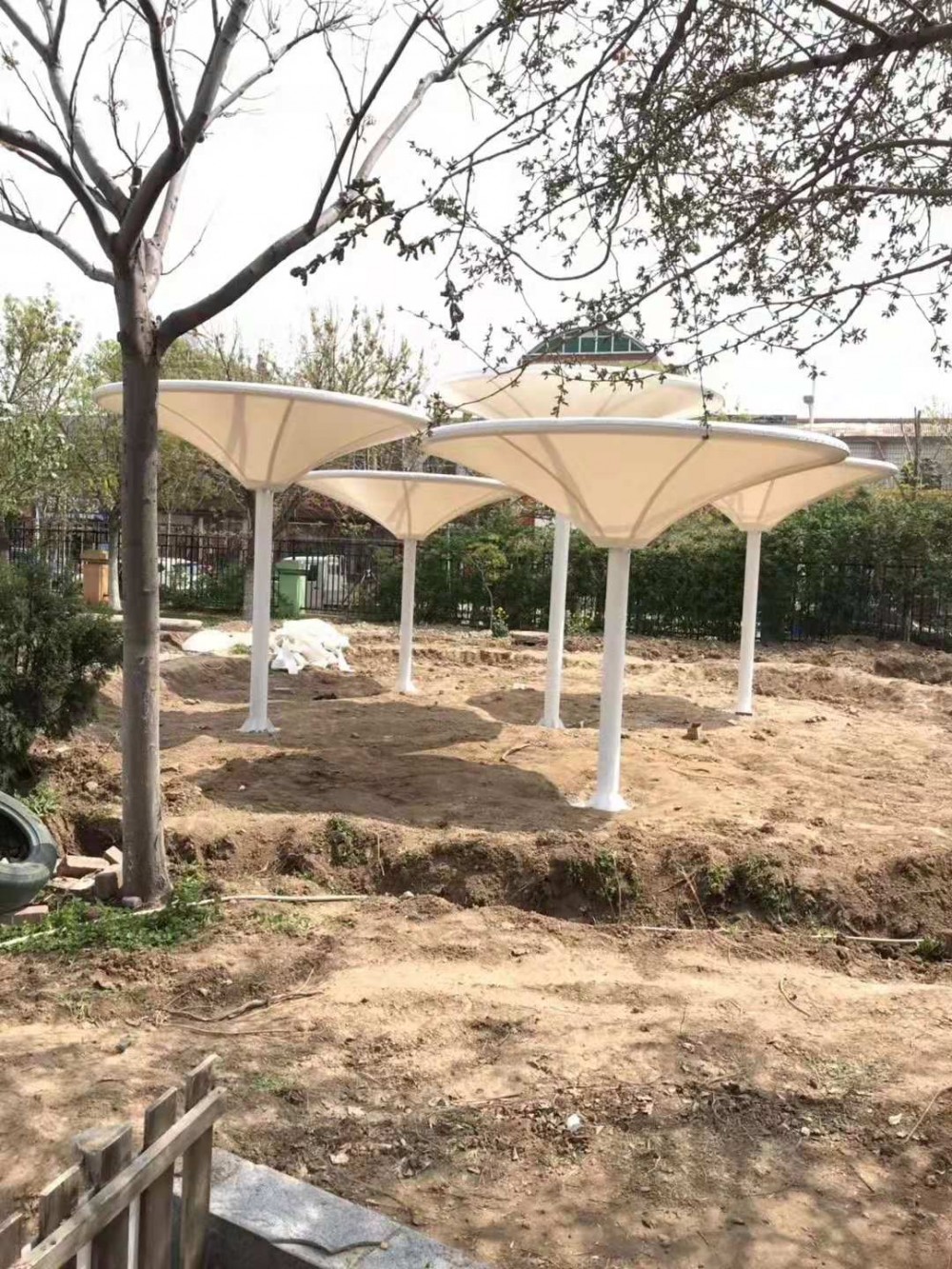 厂家定制广场膜结构景观棚_景区膜结构景观建筑_膜结构景观棚