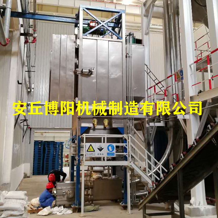 铁红粉吨袋拆包机_BYTCD吨袋拆包站_非标吨袋拆包输送系统