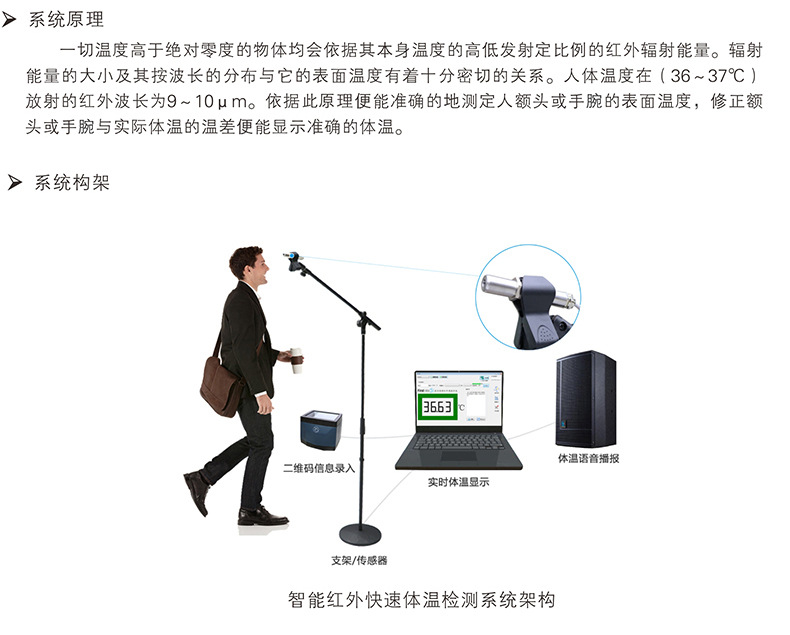 人体智能红外测温仪