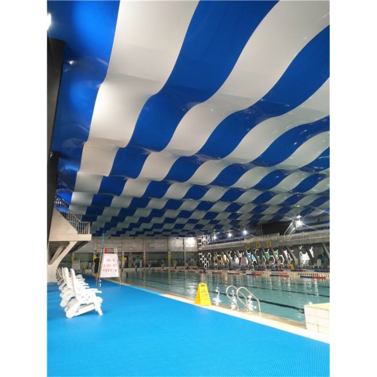 优质游泳馆吊顶材料 软膜吊顶防水材料 洗浴柔性天花