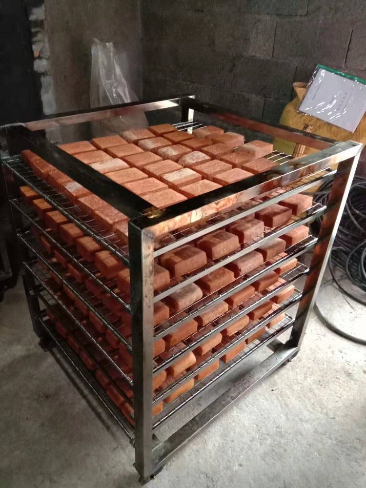 华杰供应豆腐干烘烤炉  烟熏豆腐干机器  外置发烟豆腐干炉子