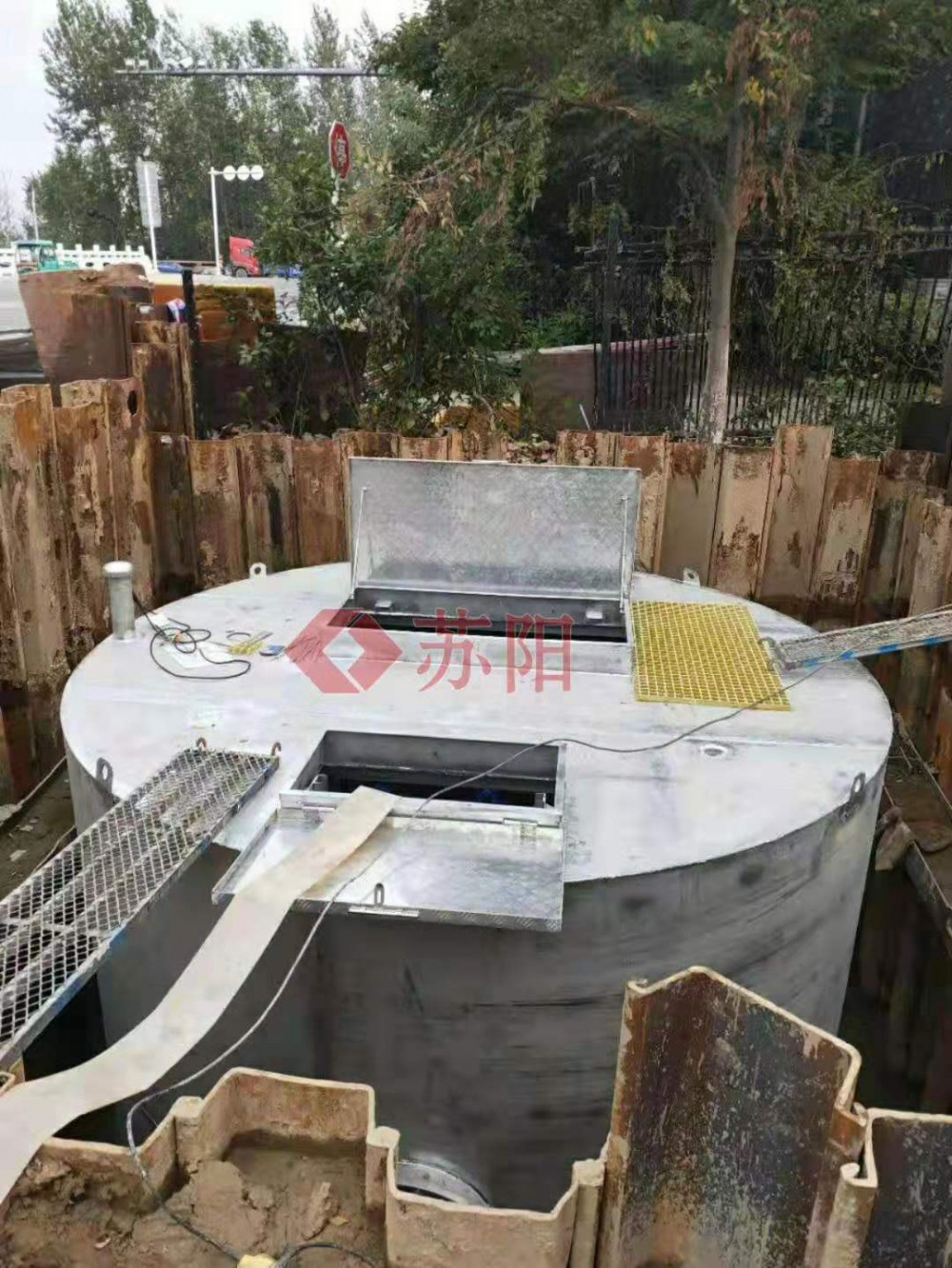 污水处理设备不锈钢一体化提升泵站
