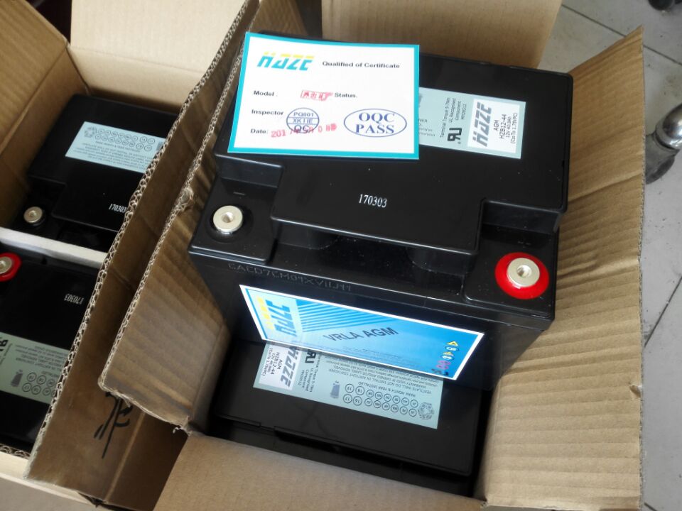 海志蓄电池HZB12-55 HAZE铅酸蓄电池12V55AH UPS免维护电源