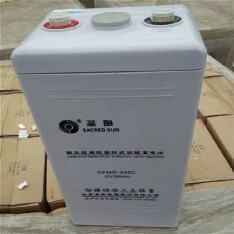 圣阳蓄电池GFM-300C 固定型储能铅酸蓄电池2V300AH  圣阳EPS/UPS蓄电池