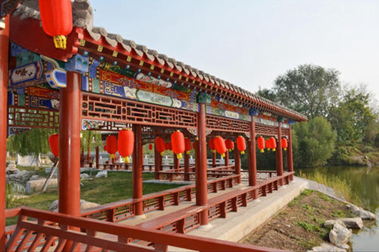 潍坊古建半廊 古建半廊工程 厂家供应