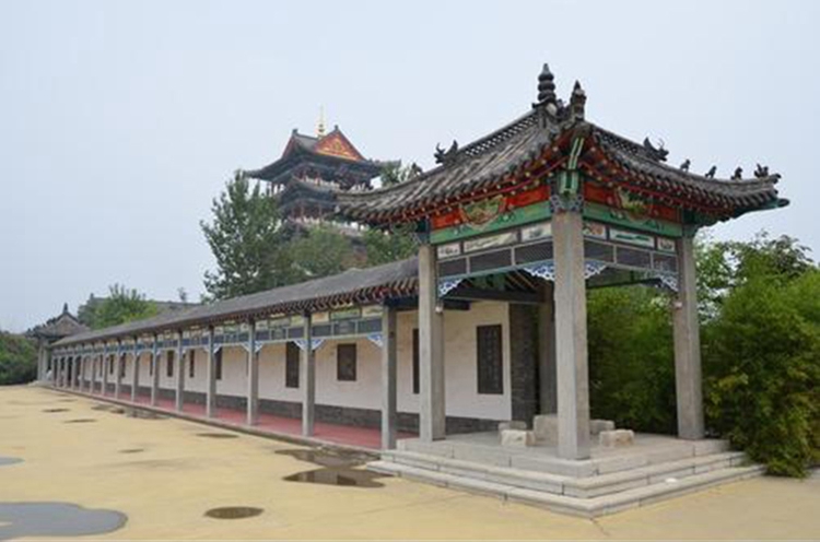 河北水泥古建长廊 水泥古建长廊工程 厂家直销