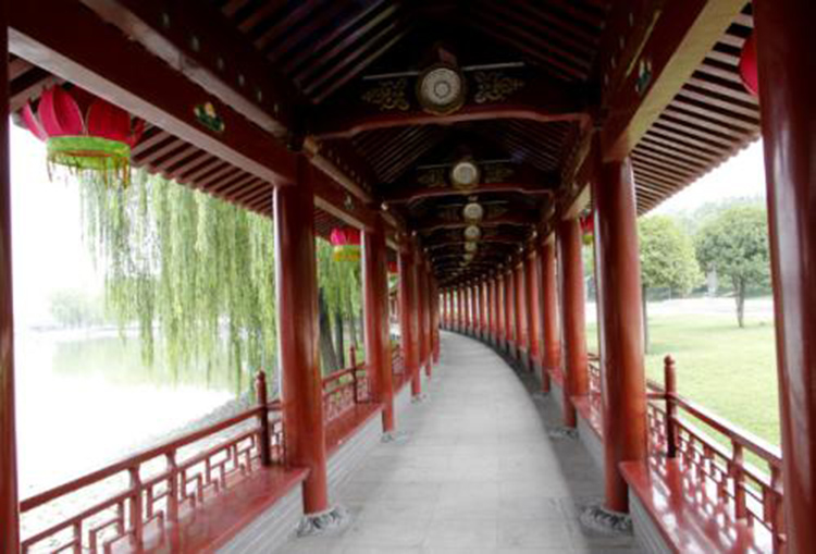 青岛古建半廊 古建半廊工程 期待您的合作