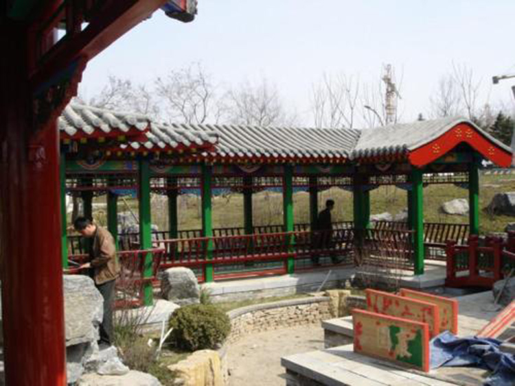 潍坊古建半廊 古建半廊设计 厂家直销