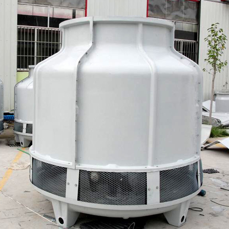 GFNS节能型钢筋混凝土框架方形逆流式玻璃钢冷却塔