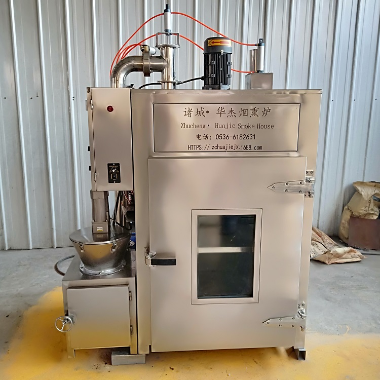 烟熏豆腐干烤箱  香干烟熏炉机器  电汽两用烟熏炉  华杰烟熏炉制造商