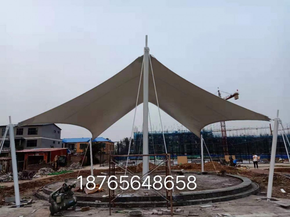 公园膜结构景观棚_张拉景观蓬_膜结构建筑工程--景观膜结构