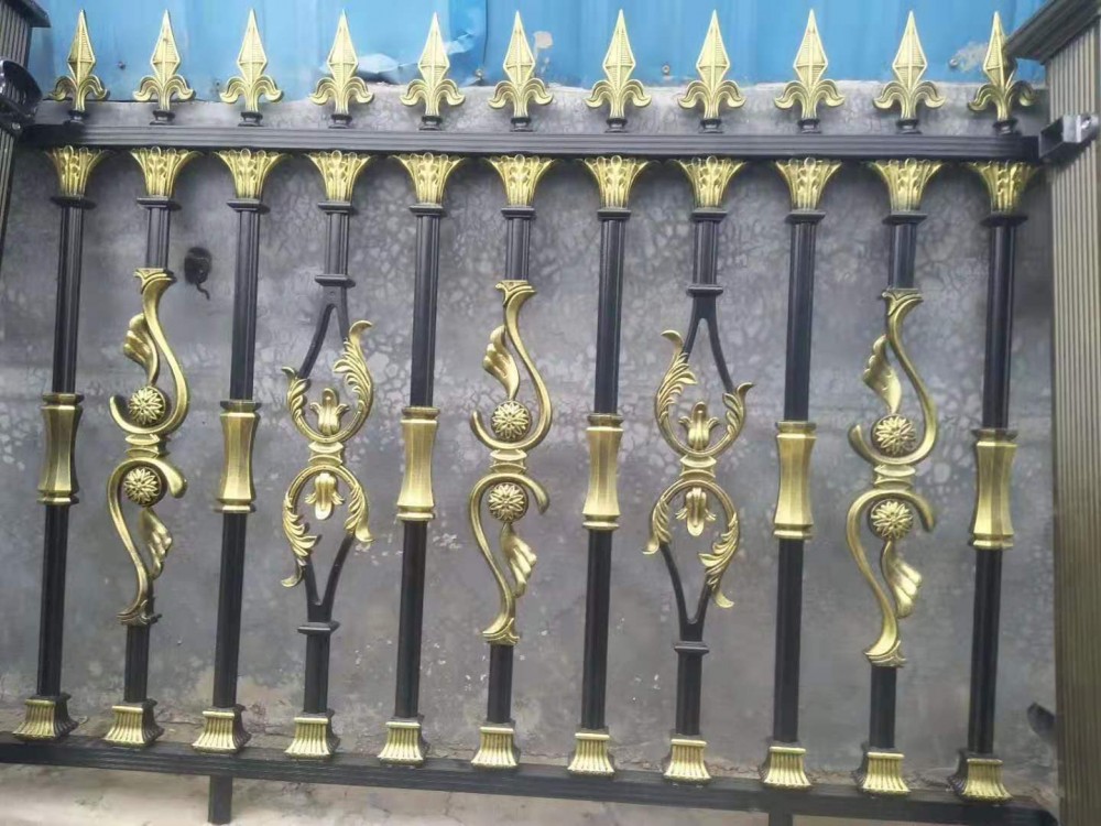 锌钢护栏围墙  防锈镀锌钢栏杆 铝艺大门 别墅大门