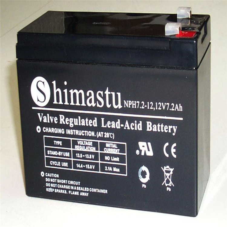 Shimastu蓄电池NP2.9-12 不间断电源 12V2.9AH免维护铅酸蓄电池