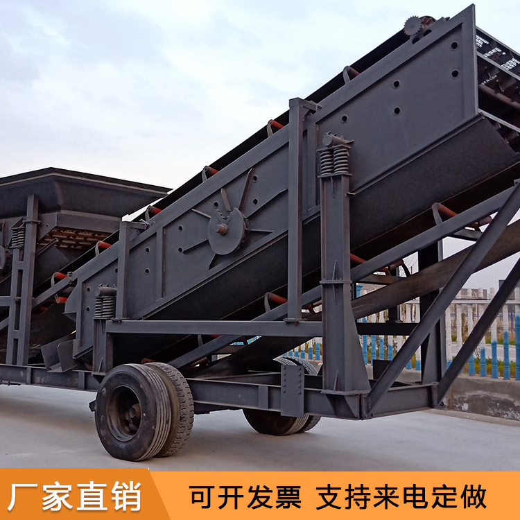 移动破碎机 建筑垃圾移动破碎机  鄂式移动破碎站 滏恒机械