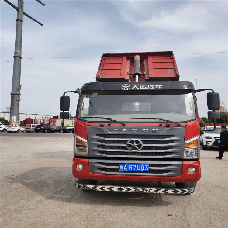 急卖大运系列大配置蓝牌自卸车 457后桥 前置顶 车况保证