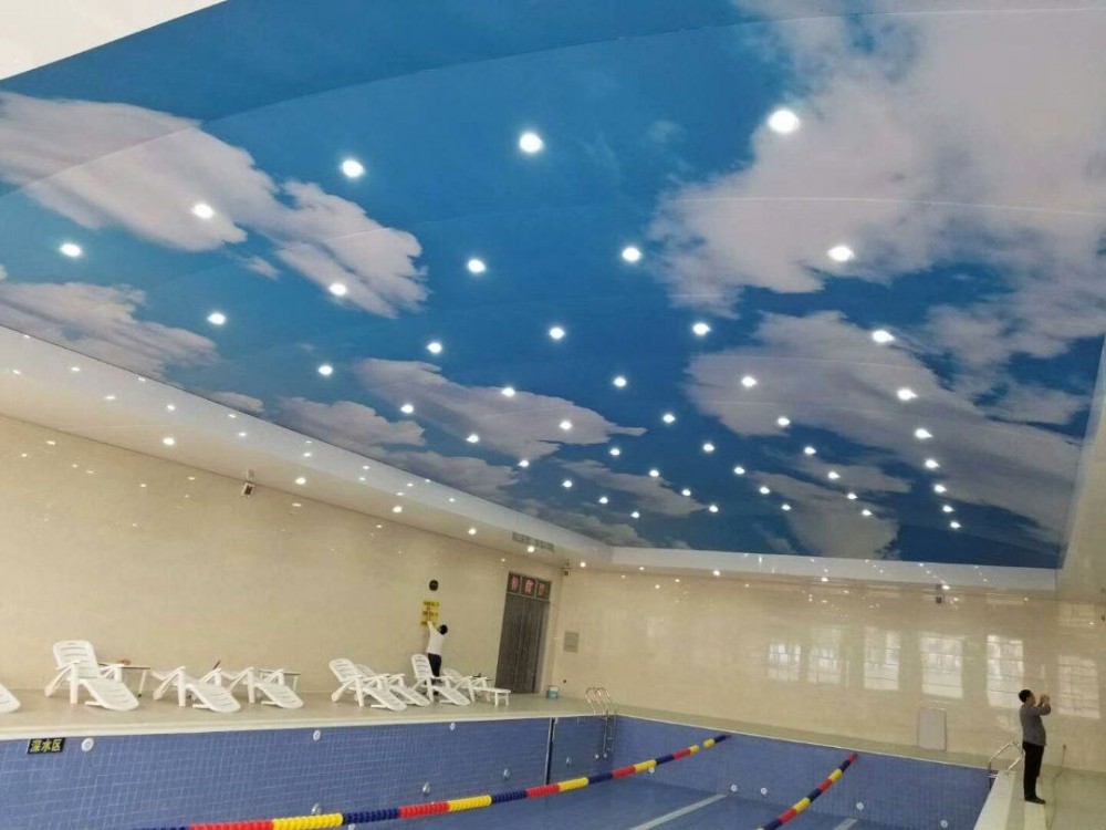 洗浴软膜天花吊顶 游泳馆防水防潮吊顶