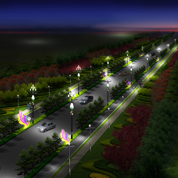 路灯 城市景观路灯 道路建设城市照明路灯