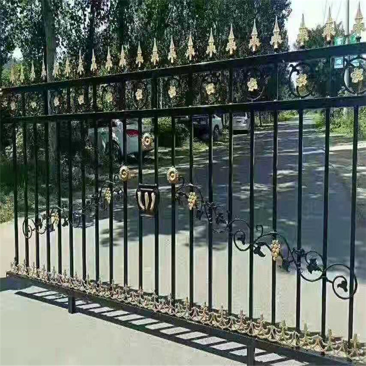 锌钢围墙护栏_家庭住宅铁艺围墙防护栏杆_小区别墅铁艺栅栏