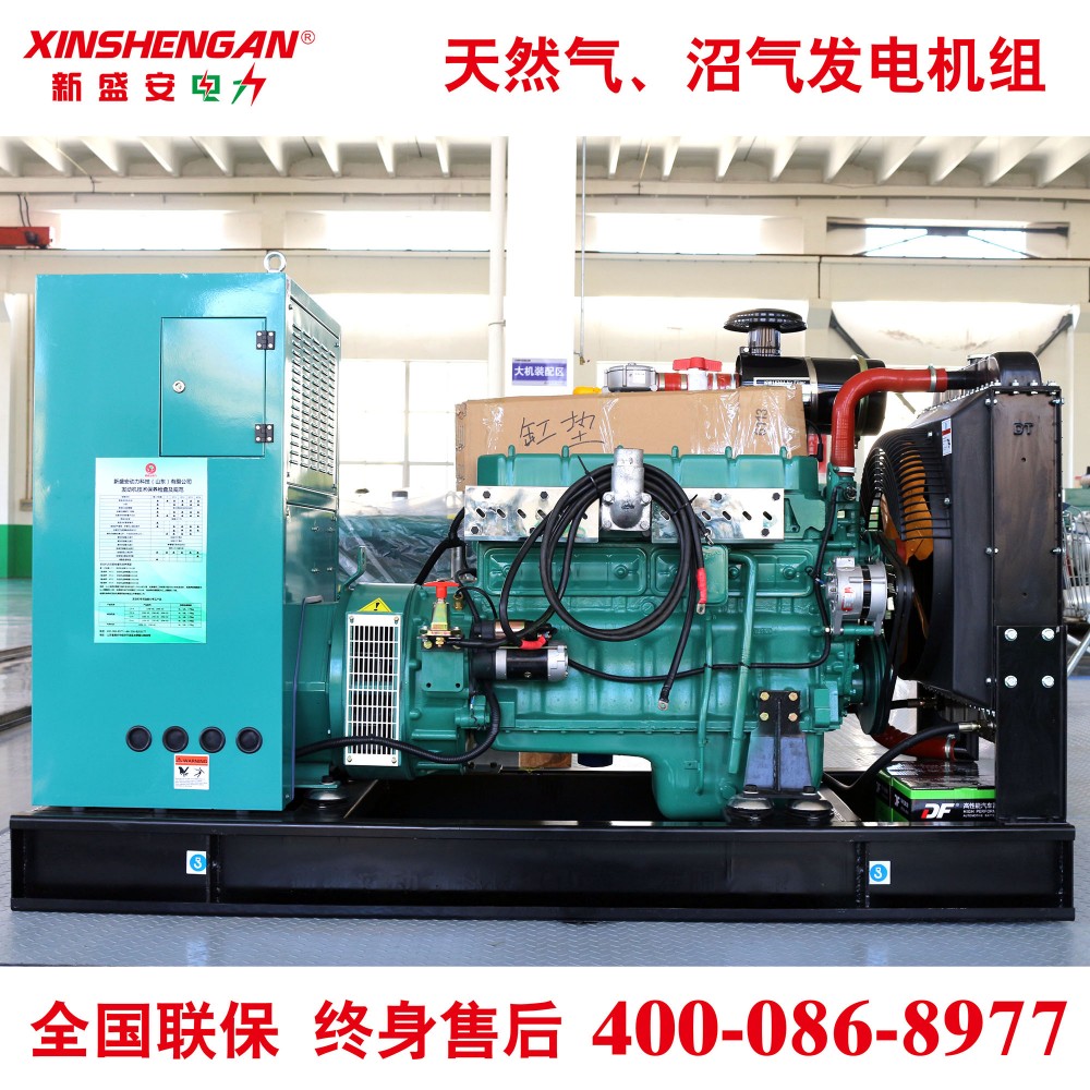新盛安60kW燃气发电机组 天然气发电机组 沼气发电机组 瓦斯发电机组  液化石油气发电机组