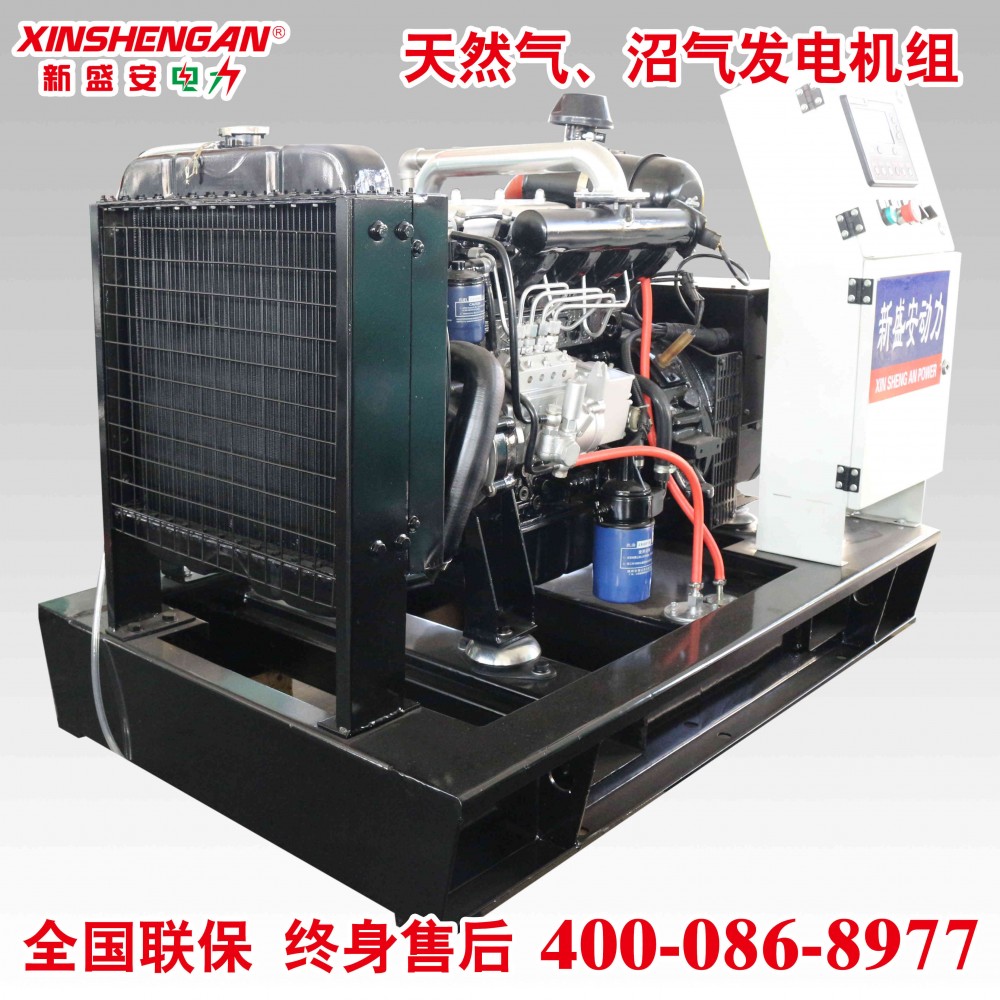 燃气发动机潍坊10KW 10千瓦小型家用燃气沼气发电机 新能源绿色环保