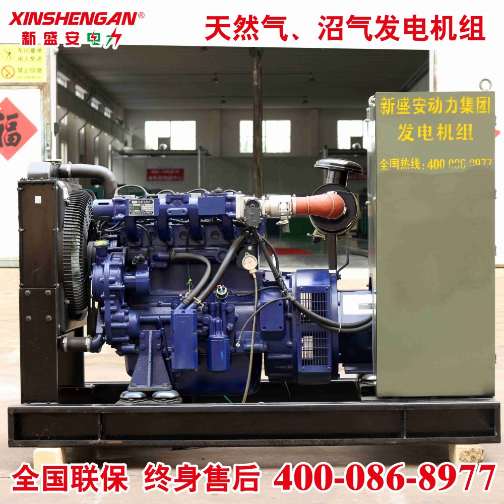 燃气发电机组40KW 40千瓦发电机组 天然气沼气瓦斯生物质气发电