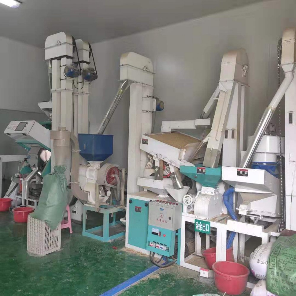大米小米加工成套碾米设备粮油机械大米成套加工设备生产商生产